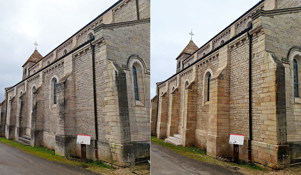 nettoyage facade église