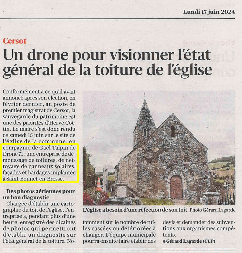 article JSL inspection eglise