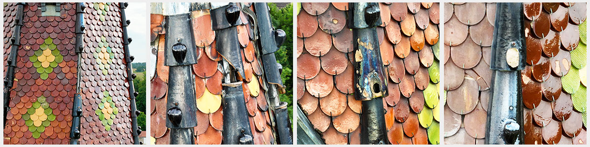 inspection clocher église avec drone